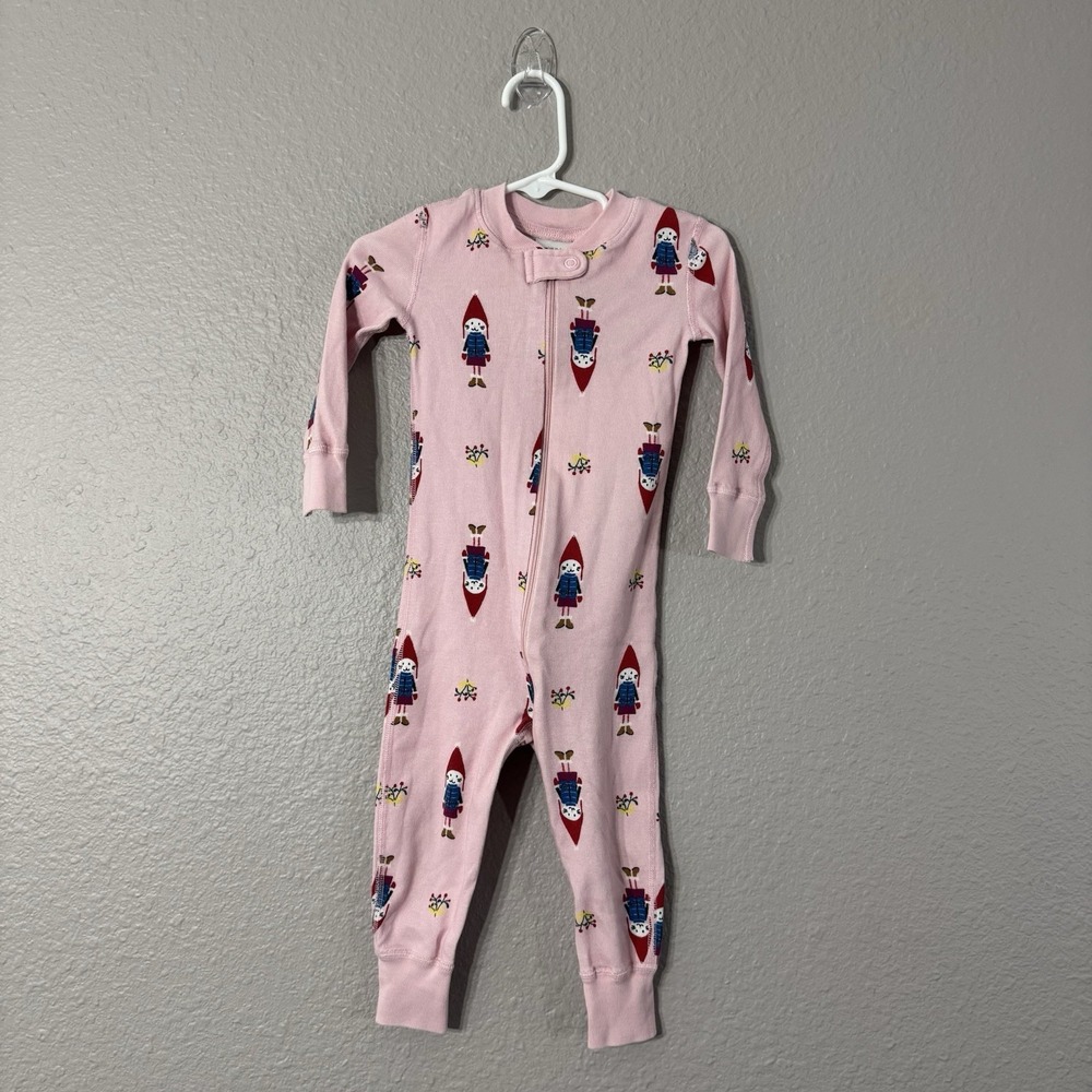 Hanna Andersson Size 18-24‎ Months (80cm) Pink Gnome Kitty Night Night Sleeper